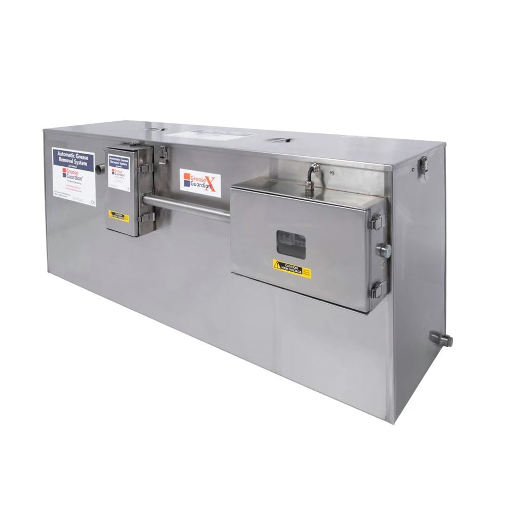 Grease Guardian GGX125IS Automatic Grease Trap w/ 125 GPM Capacity, Stainless Steel, Size #250