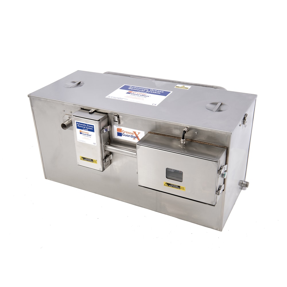 Grease Guardian GGX75AST Automatic Grease Trap w/ 75 GPM Capacity, Stainless Steel, Size #150