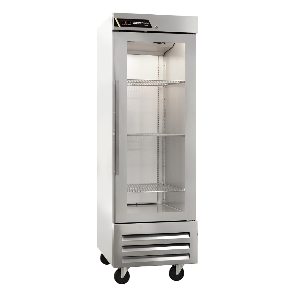 Centerline by Traulsen CLBM-23R-FG-L 27" One Section Reach In Refrigerator, (1) Left Hinge Glass Door, 115v