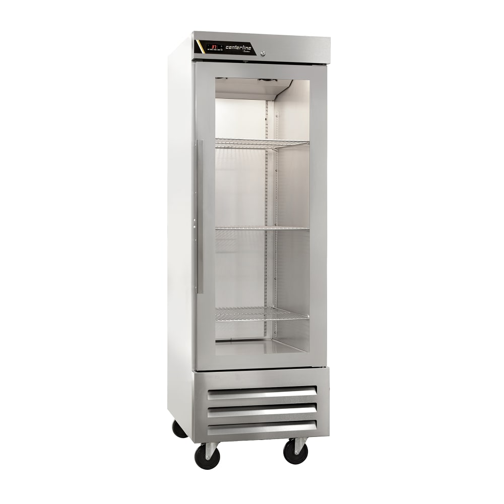Centerline by Traulsen CLBM-23R-HG-R 27" One Section Reach In Refrigerator, (2) Right Hinge Glass Doors, 115v