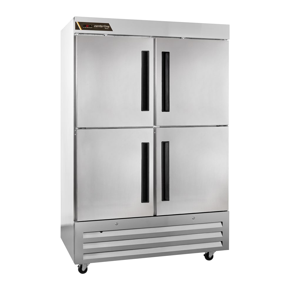 Centerline by Traulsen CLBM-49F-HS-RR 53 3/4" Centerline™ Two Section Reach In Freezer, (4) Right Hinge Solid Doors, 115v