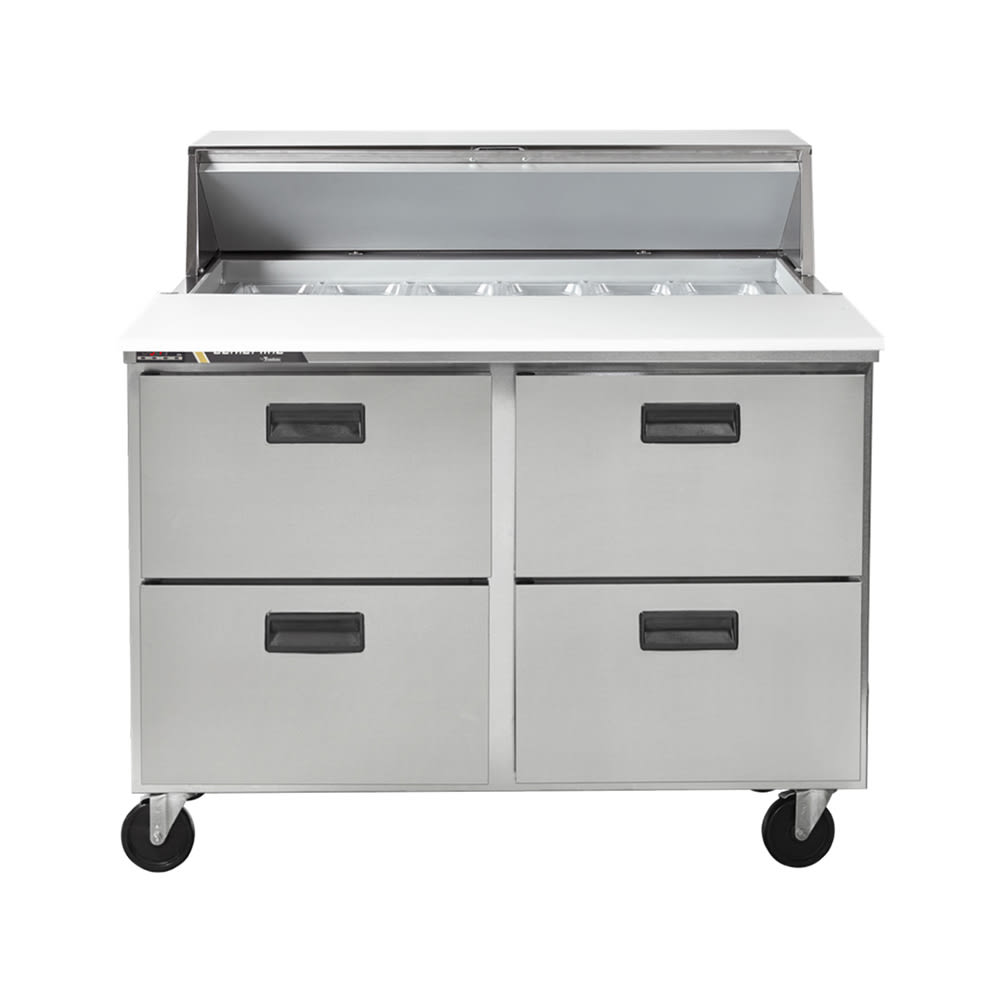 Centerline by Traulsen CLPT-4812-DW 48" Centerline™ Sandwich/Salad Prep Table w/ Refrigerated Base, 115v