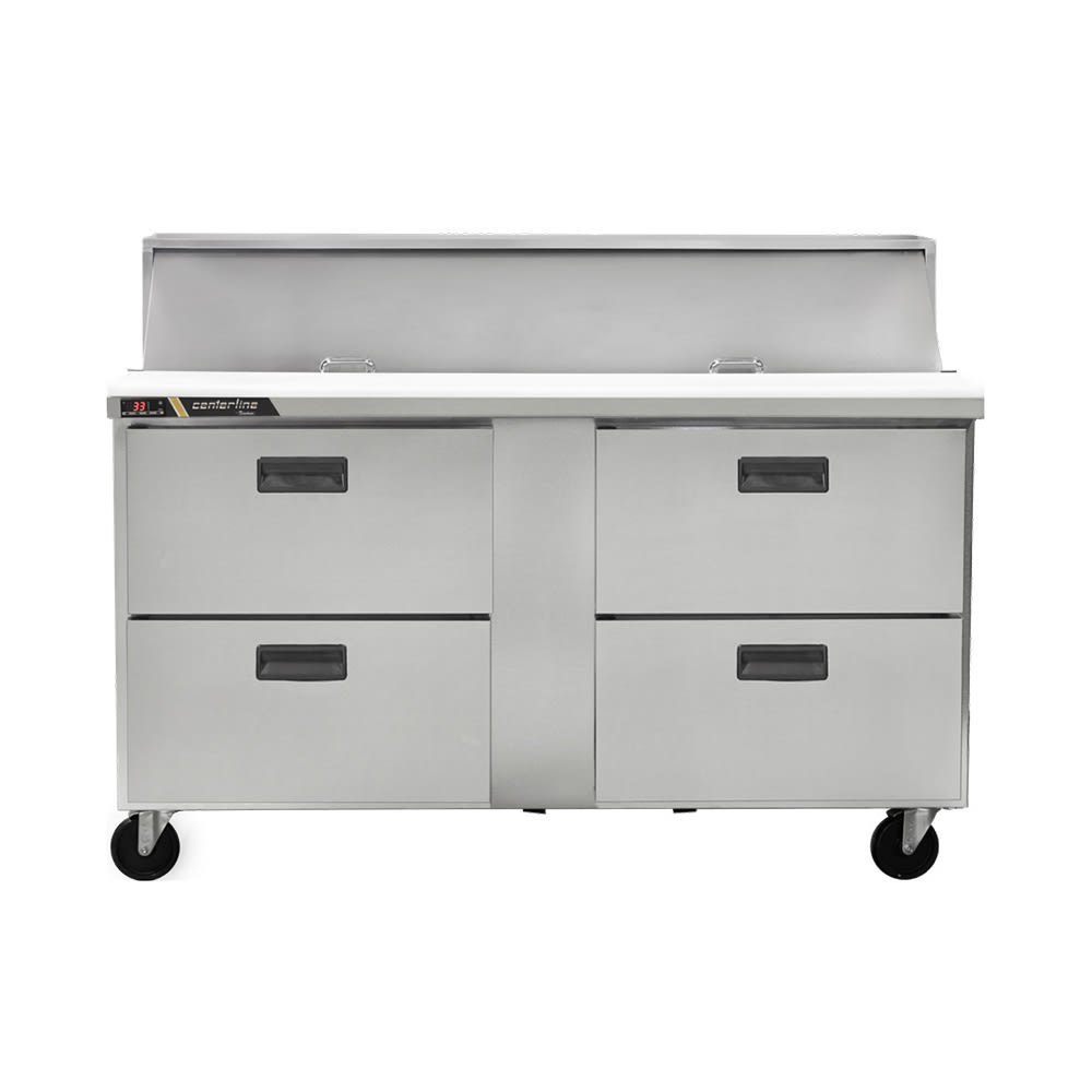 Centerline by Traulsen CLPT-6024-DW 60" Centerline™ Mega Top Sandwich/Salad Prep Table w/ Refrigerated Base, 115v