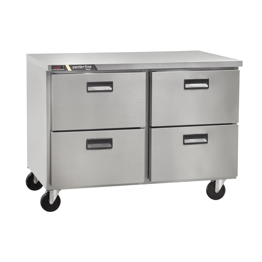 Centerline by Traulsen CLUC-48F-DW 48" W Undercounter Freezer w/ (2) Sections & (4) Drawers, 115v