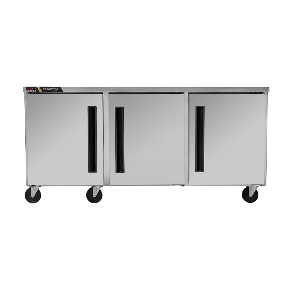 Centerline by Traulsen CLUC-72F-SD-LLL 72" W Undercounter Freezer w/ (3) Sections & (3) Doors, 115v
