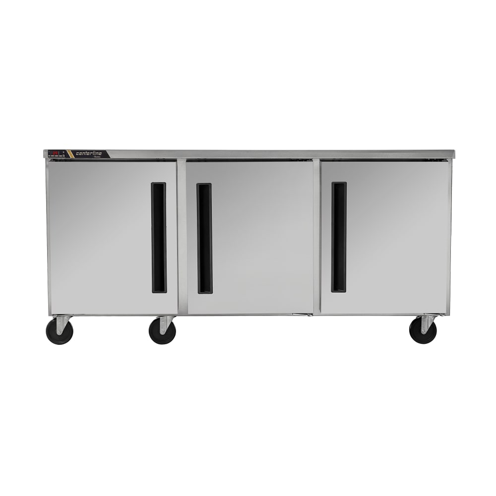 Centerline by Traulsen CLUC-72R-SD-LLL 72" W Undercounter Refrigerator w/ (3) Sections & (3) Doors, 115v