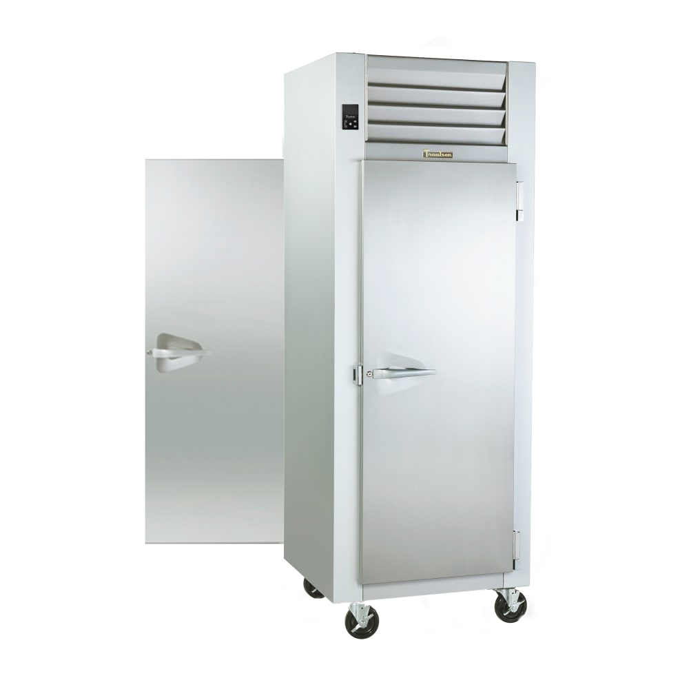 Traulsen G10013P 29 7/8" One Section Pass Thru Refrigerator, (2) Right Hinge Solid Doors, 115v
