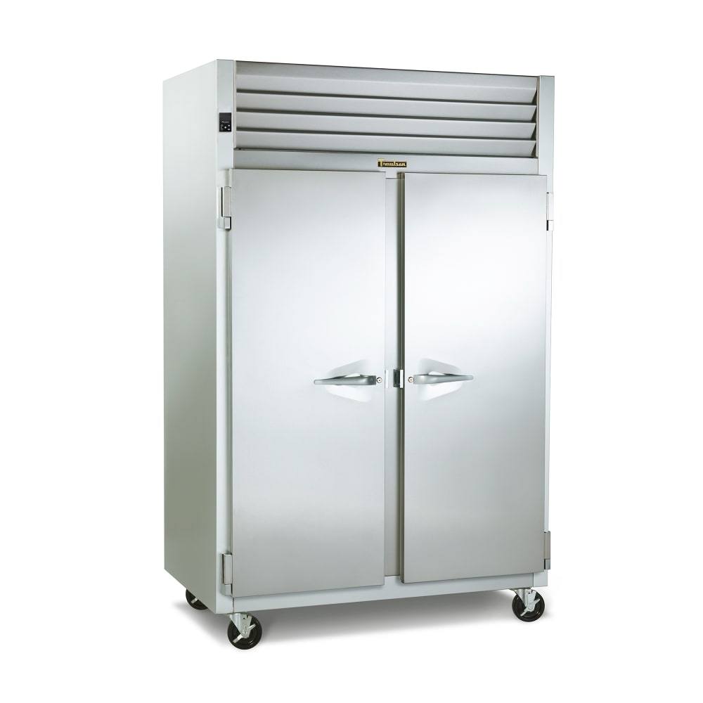 Traulsen G20011 52" Two Section Reach In Refrigerator, (2) Left/Right Hinge Solid Doors, 115v