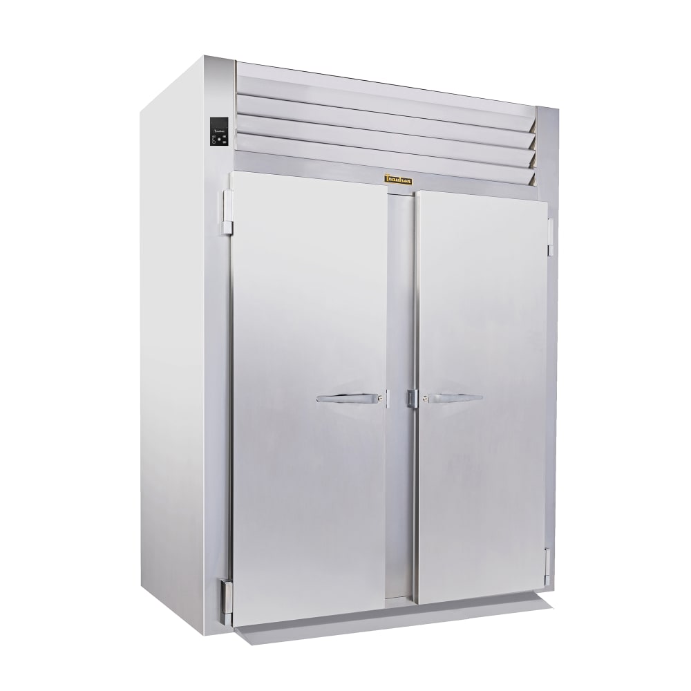 Traulsen RIF232HUT-FHS 68" Spec-Line Two Section Roll In Freezer, (2) Left/Right Hinge Solid Doors, 115/208-230v