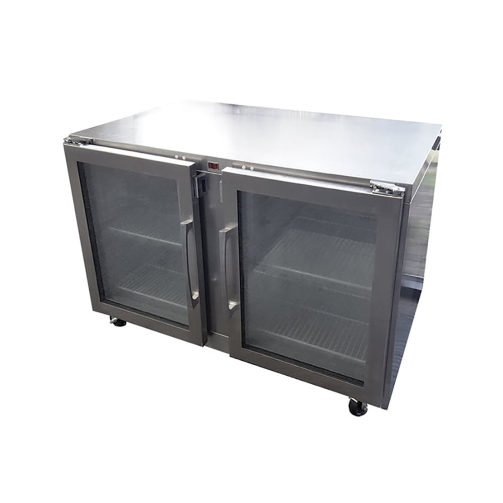 Traulsen UHG48LR-0420 48" W Undercounter Refrigerator w/ (2) Sections & (2) Doors, 115v