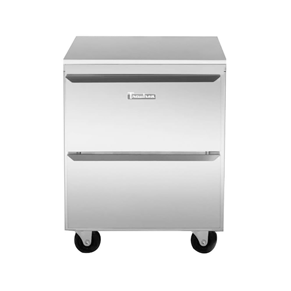 Traulsen UHT27-D 27" W Undercounter Refrigerator w/ (1) Section & (2) Drawers, 115v