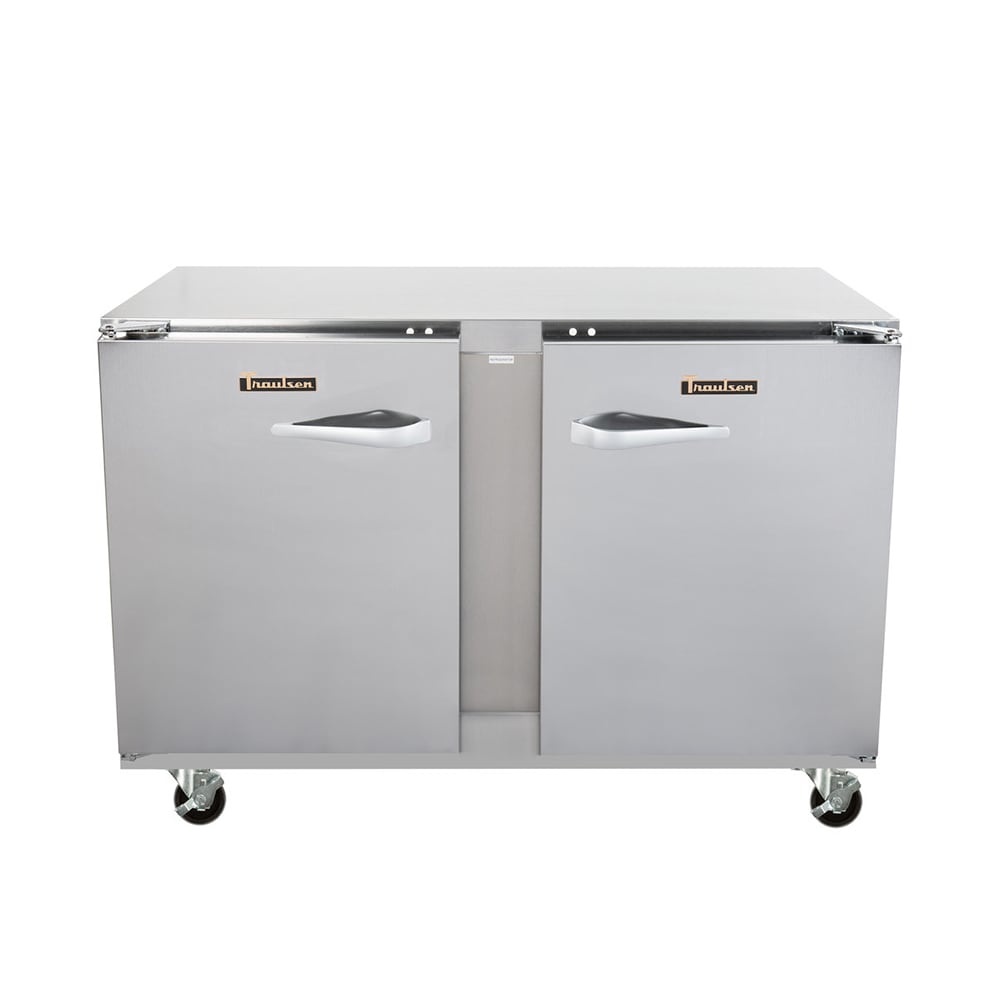 Traulsen UHT48-LR 48" W Undercounter Refrigerator w/ (2) Sections & (2) Doors, 115v