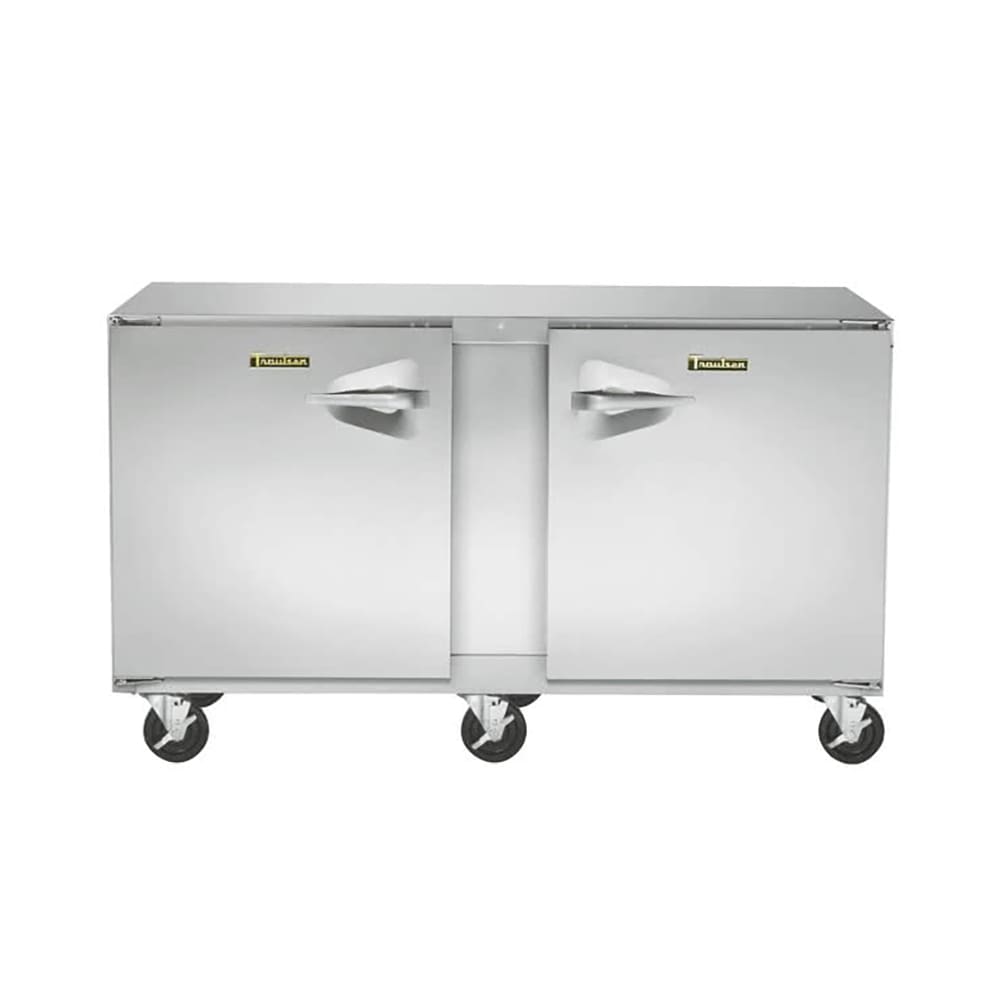 Traulsen UHT60-LR 60" W Undercounter Refrigerator w/ (2) Sections & (2) Doors, 115v