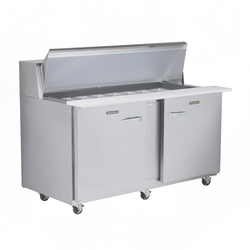 Traulsen UPT6012-LR 60" Dealer's Choice Sandwich/ Salad Prep Table w/ Refrigerated Base, 115v
