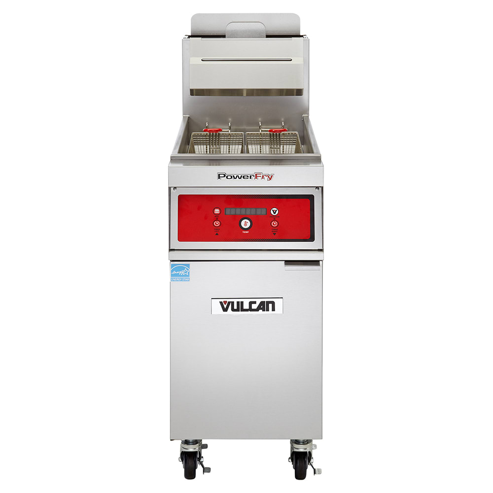 Vulcan 1TR85DF Gas Fryer - (1) 90 lb Vat, Floor Model, Liquid Propane