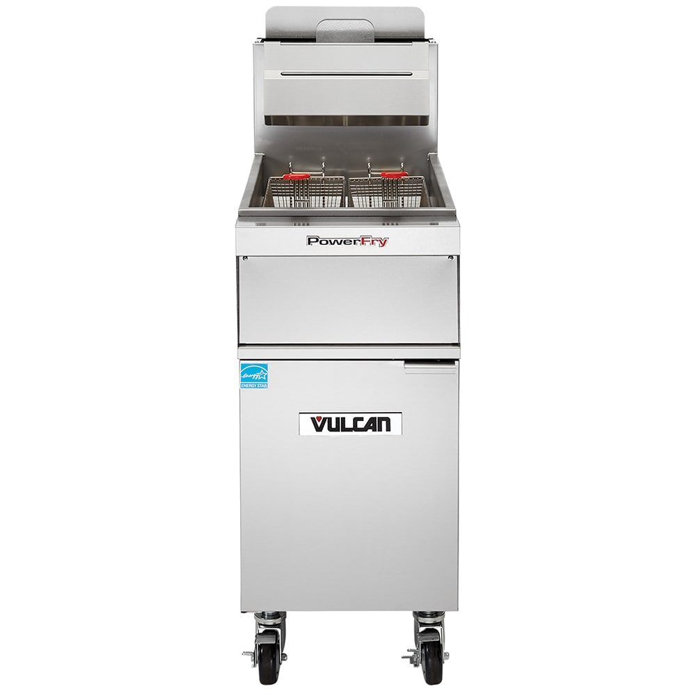 Vulcan 1VK45AF Gas Fryer - (1) 50 lb Vat, Floor Model, Liquid Propane