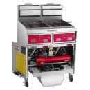 Vulcan 2TR45AF Gas Fryer - (2) 50 lb Vats, Floor Model, Liquid Propane thumbnail 2