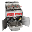 Vulcan 2TR45CF Gas Fryer - (2) 50 lb Vats, Floor Model, Natural Gas thumbnail 2
