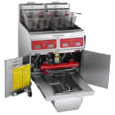 Vulcan 2VK45CF Gas Fryer - (2) 50 lb Vats, Floor Model, Liquid Propane thumbnail 2