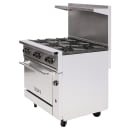 Vulcan 36C-6B 36" 6 Burner Gas Range w/ Convection Oven, Liquid Propane thumbnail 5