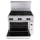 Vulcan 36C-6B 36" 6 Burner Gas Range w/ Convection Oven, Natural Gas thumbnail 2