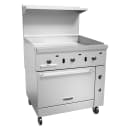 Vulcan 36S-36G 36" Gas Range w/ Full Griddle & Standard Oven, Natural Gas thumbnail 3