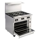 Vulcan 36S-6B 36" 6 Burner Gas Range w/ Standard Oven, Liquid Propane thumbnail 3