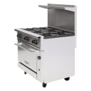 Vulcan 36S-6B 36" 6 Burner Gas Range w/ Standard Oven, Liquid Propane thumbnail 5