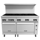 Vulcan 60SS-10B 60" 10 Burner Gas Range w/ (2) Standard Ovens, Liquid Propane thumbnail 2
