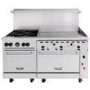 Vulcan 60SS-4B36GT 60" 4 Burner Gas Range w/ Griddle & (2) Standard Ovens, Natural Gas thumbnail 2