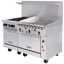 Vulcan 60SS-4B36GT 60" 4 Burner Gas Range w/ Griddle & (2) Standard Ovens, Natural Gas thumbnail 3