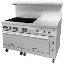 Vulcan 60SS-6B24G 60" 6 Burner Gas Range w/ Griddle & (2) Standard Ovens, Liquid Propane thumbnail 3