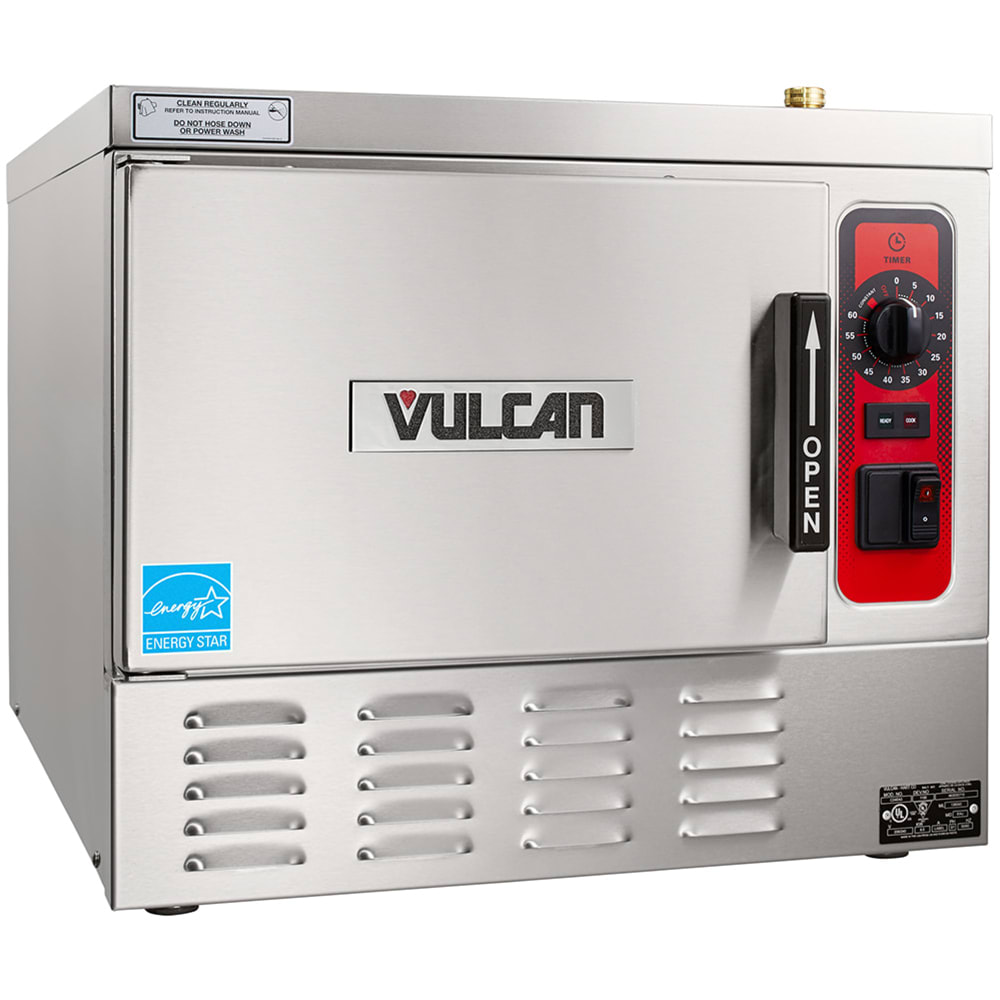 Vulcan C24EA3-PS PowerSteam™ (3) Pan Convection Steamer - Countertop, 208v/3ph