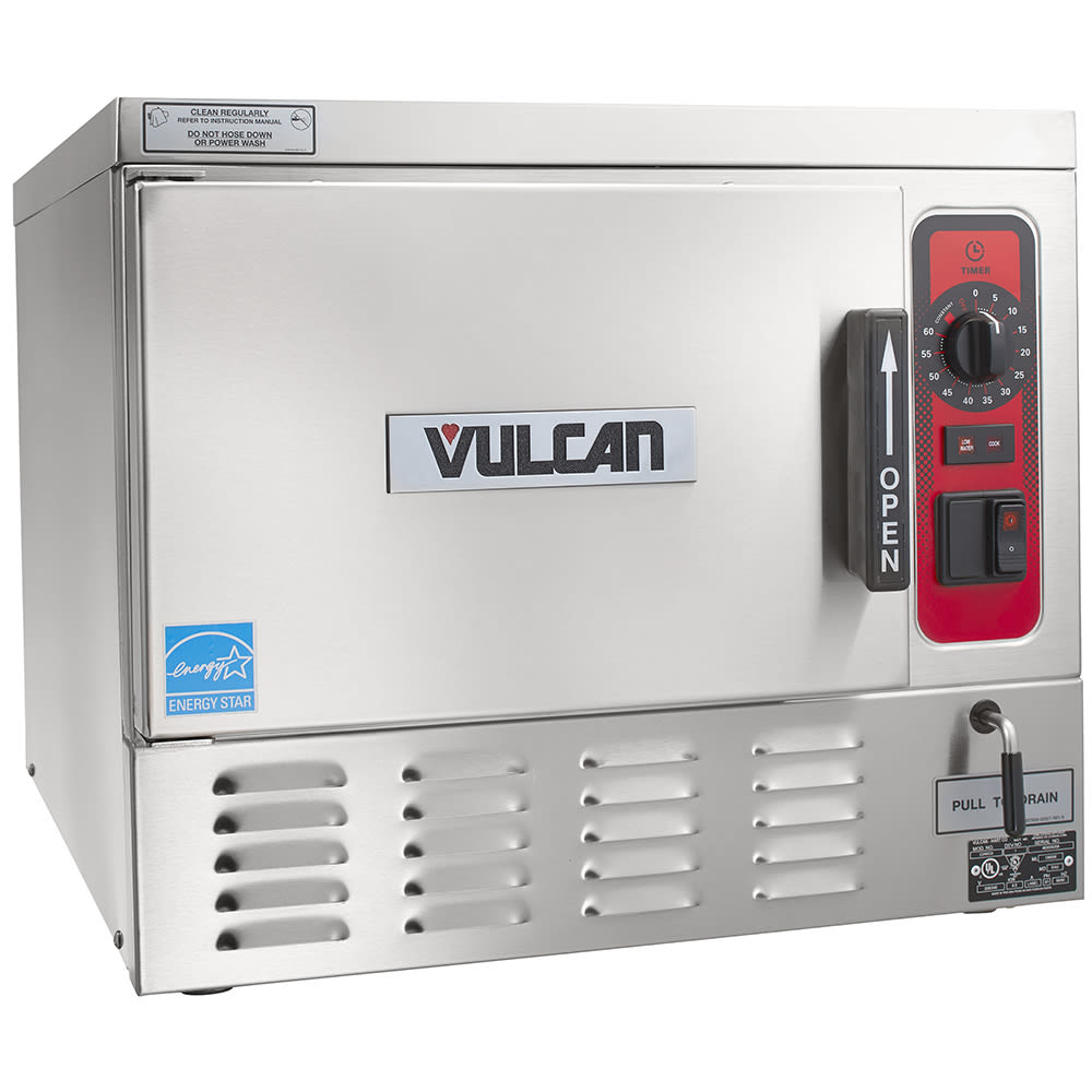 Vulcan C24EO3AF (3) Pan Convection Steamer - Countertop, 208v/3ph