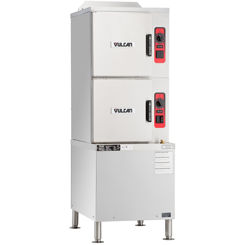 Vulcan C24GA10 (10) Pan Convection Steamer - Cabinet, Natural Gas