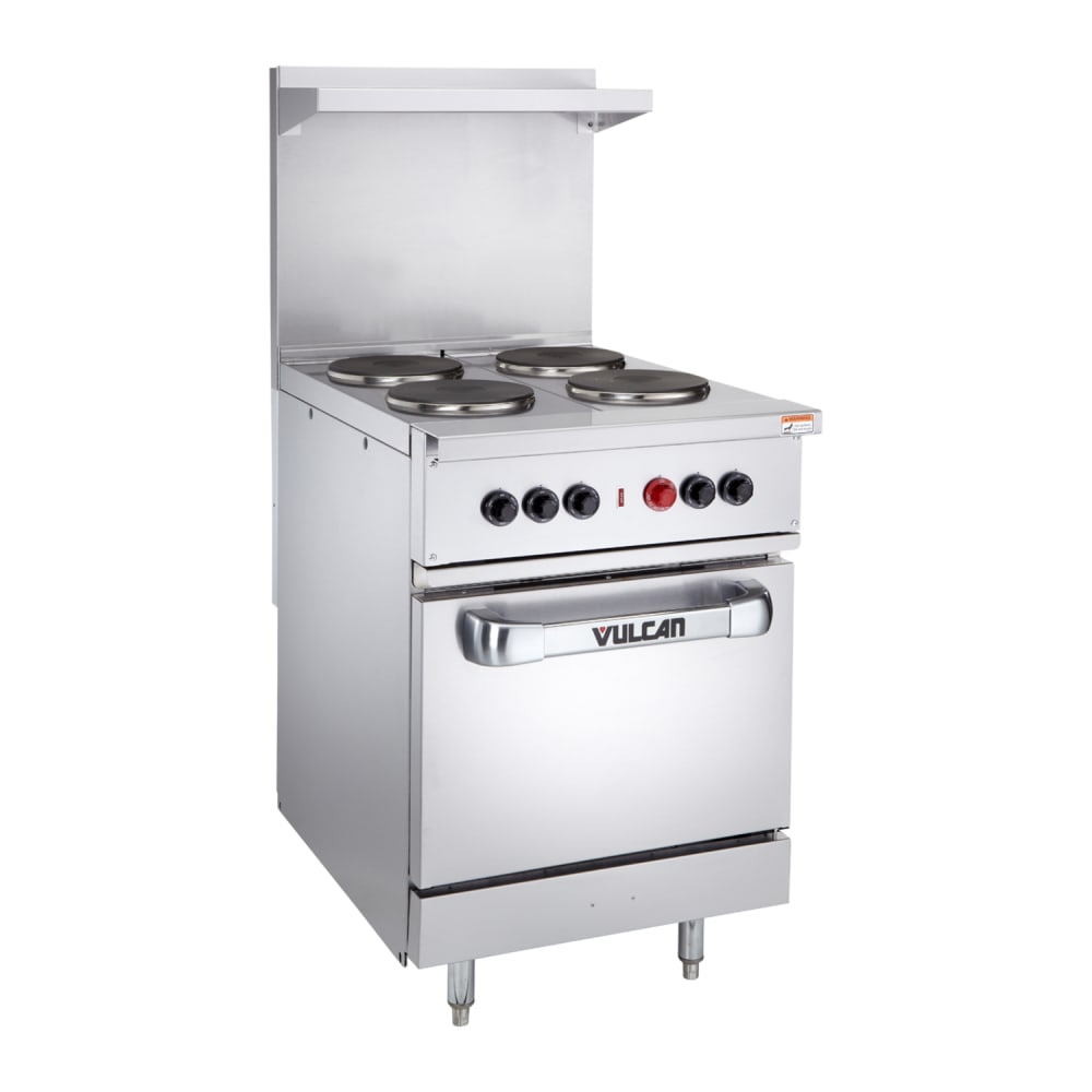 Vulcan EV24S-2HT208 24" Expando Electric Range w/ (2) Hot Tops, 208v/1ph/3ph