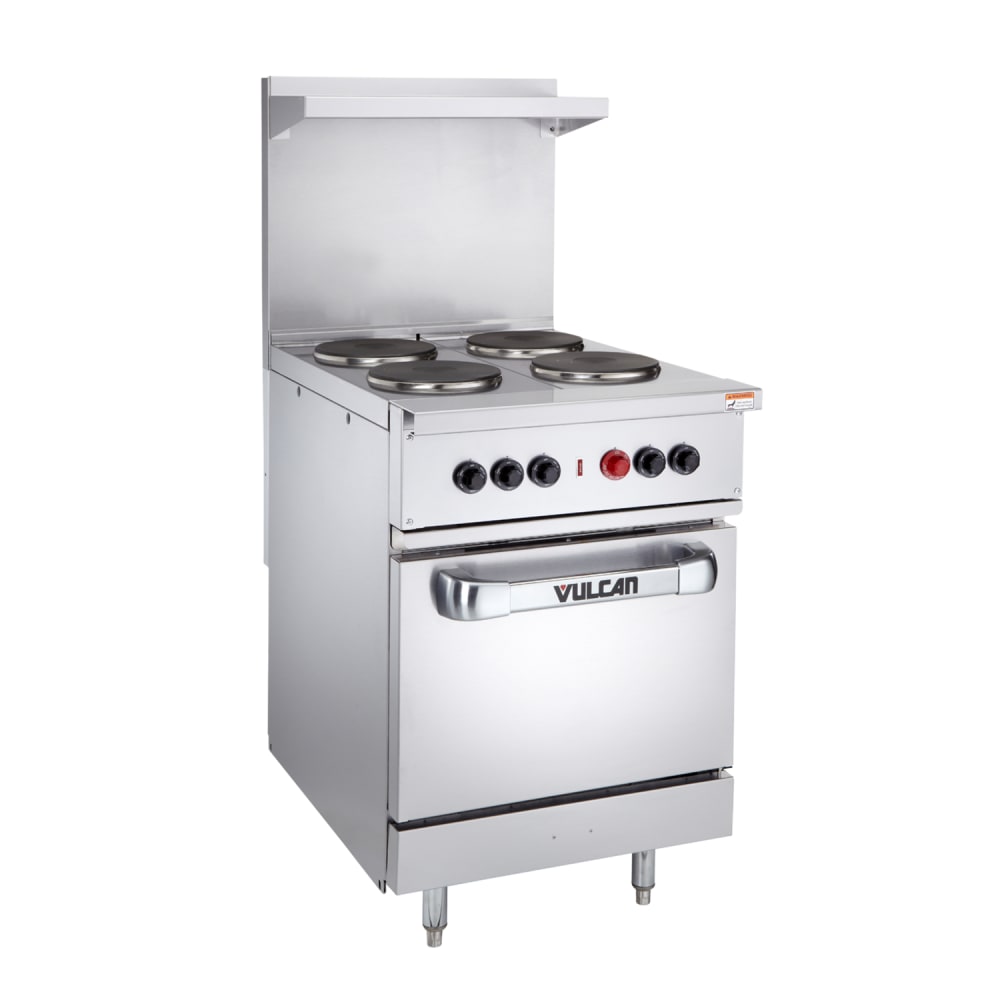 Vulcan EV24S-2HT240 24" Expando Electric Range w/ (2) Hot Tops, 240v/1ph/3ph