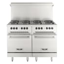 Vulcan EV48SS-8FP480 48" EV Series Electric Range w/ (8) French Hot Plates, 480v/1ph/3ph thumbnail 2
