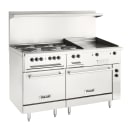 Vulcan EV60SS-6FP24G208 60" EV Series Electric Range w/ (6) French Hot Plates & (1) Griddle, 208v/1ph/3ph thumbnail 3