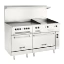 Vulcan EV60SS-6FP24G240 60" EV Series Electric Range w/ (6) French Hot Plates & (1) Griddle, 240v/1ph/3ph thumbnail 3