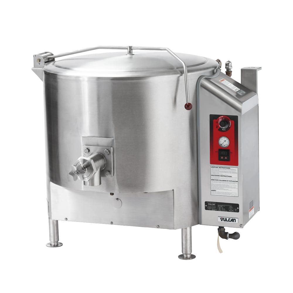 Vulcan GS40ES 40 gal Steam Kettle - Stationary, Full Jacket, Liquid Propane
