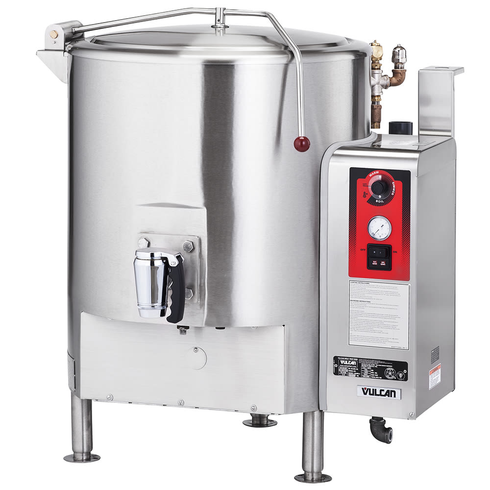 Vulcan GT150E 150 gal Steam Kettle - Stationary, Full Jacket, Liquid Propane