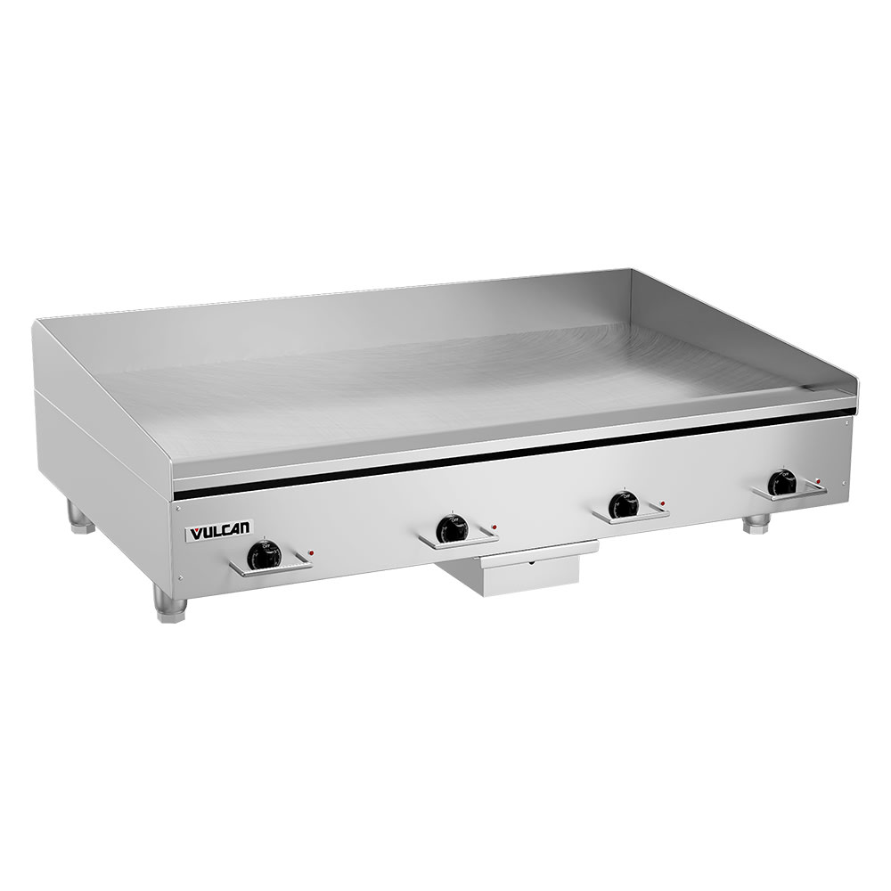 Vulcan HEG48E 48" Electric Griddle w/ Thermostatic Controls - 1/2" Steel Plate, 240v/1ph