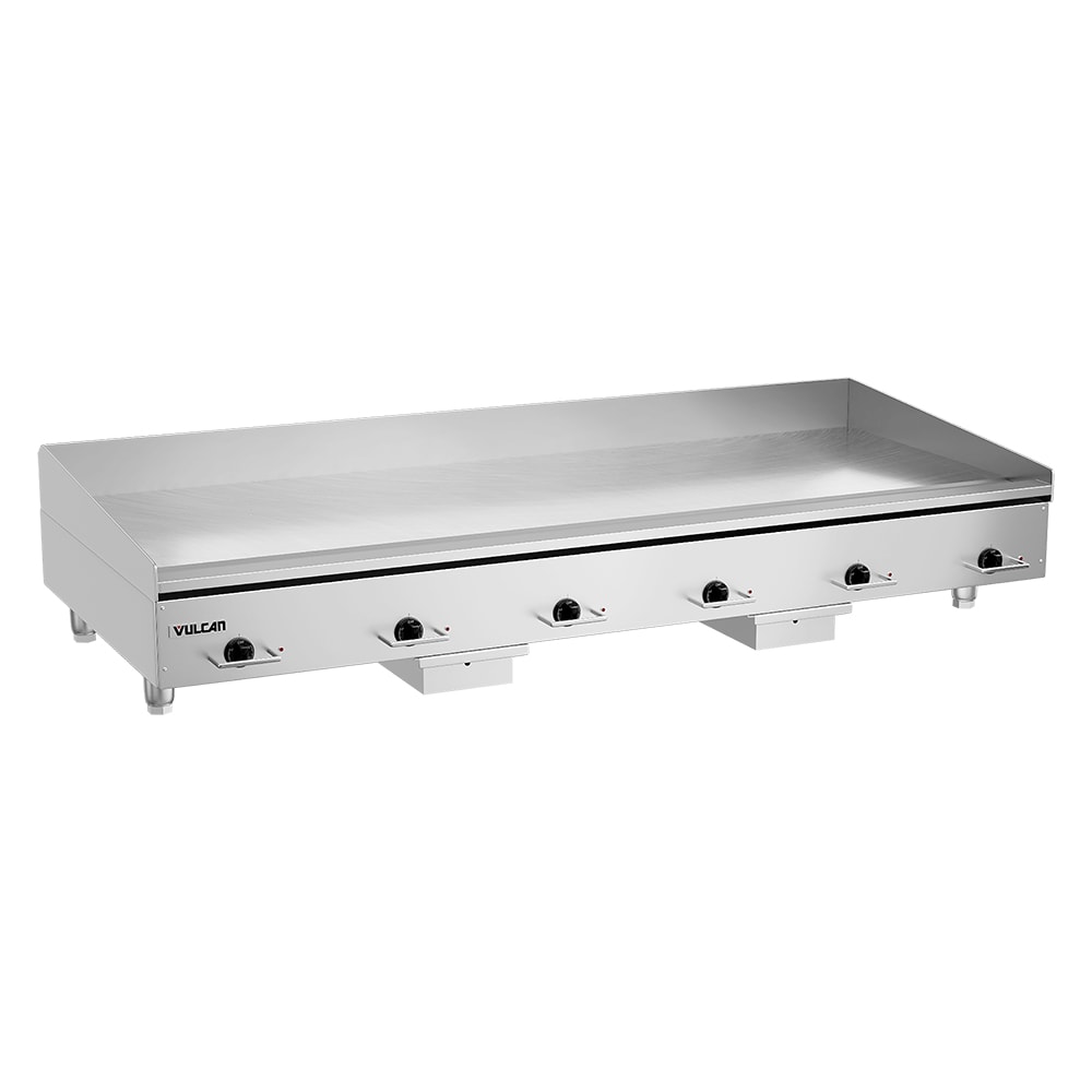 Vulcan HEG72E 72" Electric Griddle w/ Thermostatic Controls - 3/4" Steel Plate, 240v/1ph