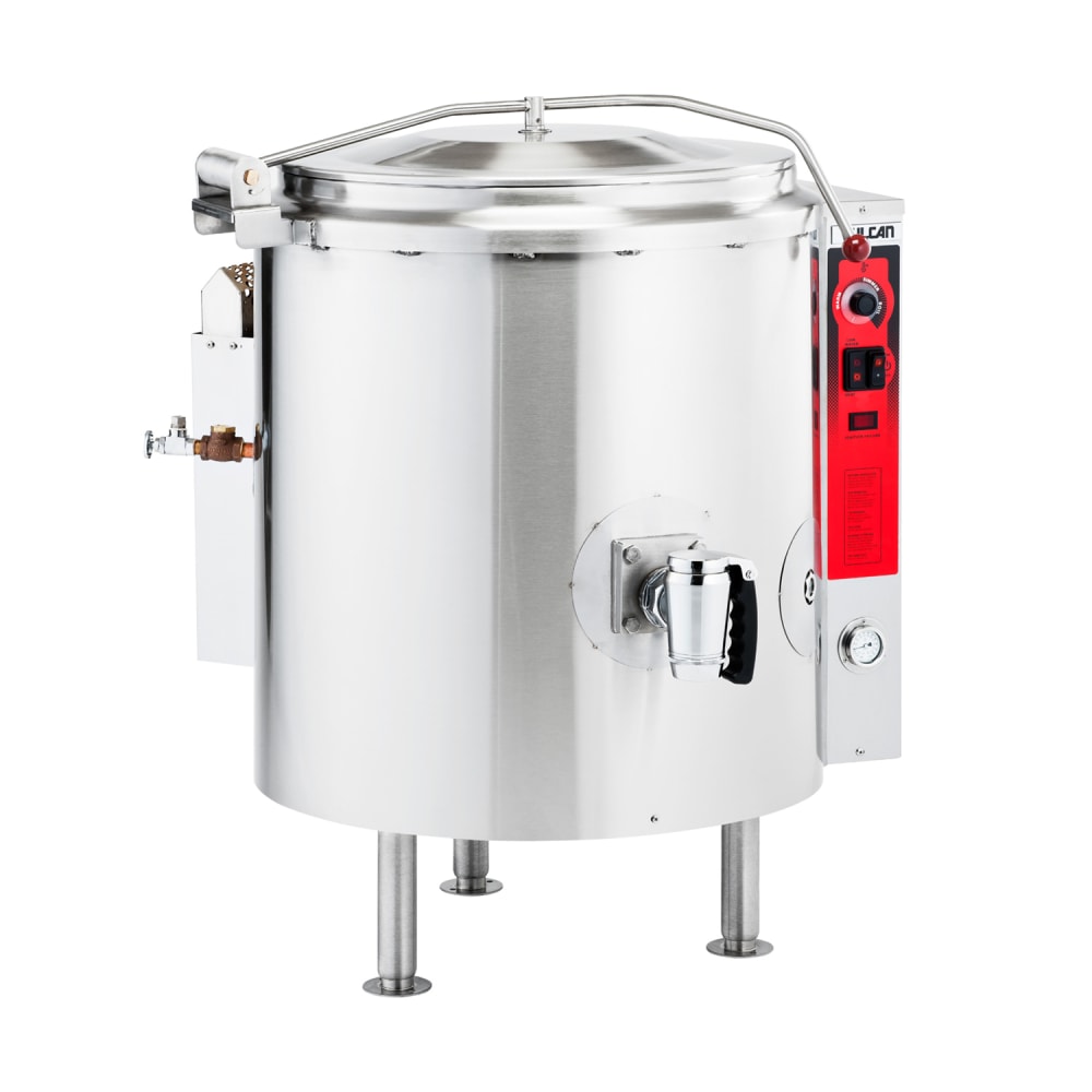 Vulcan K20GLT 20 gal Steam Kettle - Manual Tilt, 2/3 Jacket, Liquid Propane