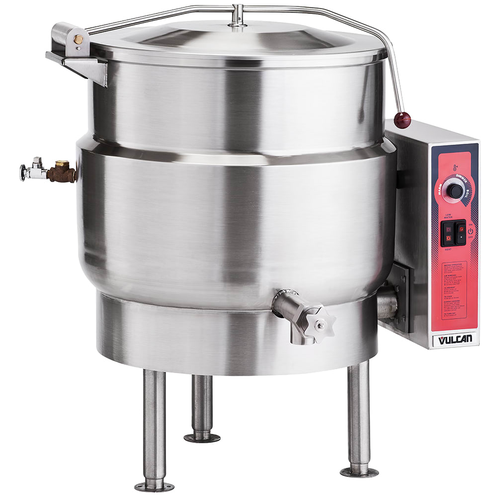 Vulcan K60EL 60 gal Steam Kettle - Stationary, 2/3 Jacket, 240v/3ph
