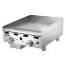 Vulcan MSA24 24" Gas Griddle w/ Thermostatic Controls - 1" Steel Plate, Liquid Propane thumbnail 3