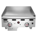 Vulcan MSA24 24" Gas Griddle w/ Thermostatic Controls - 1" Steel Plate, Natural Gas thumbnail 2