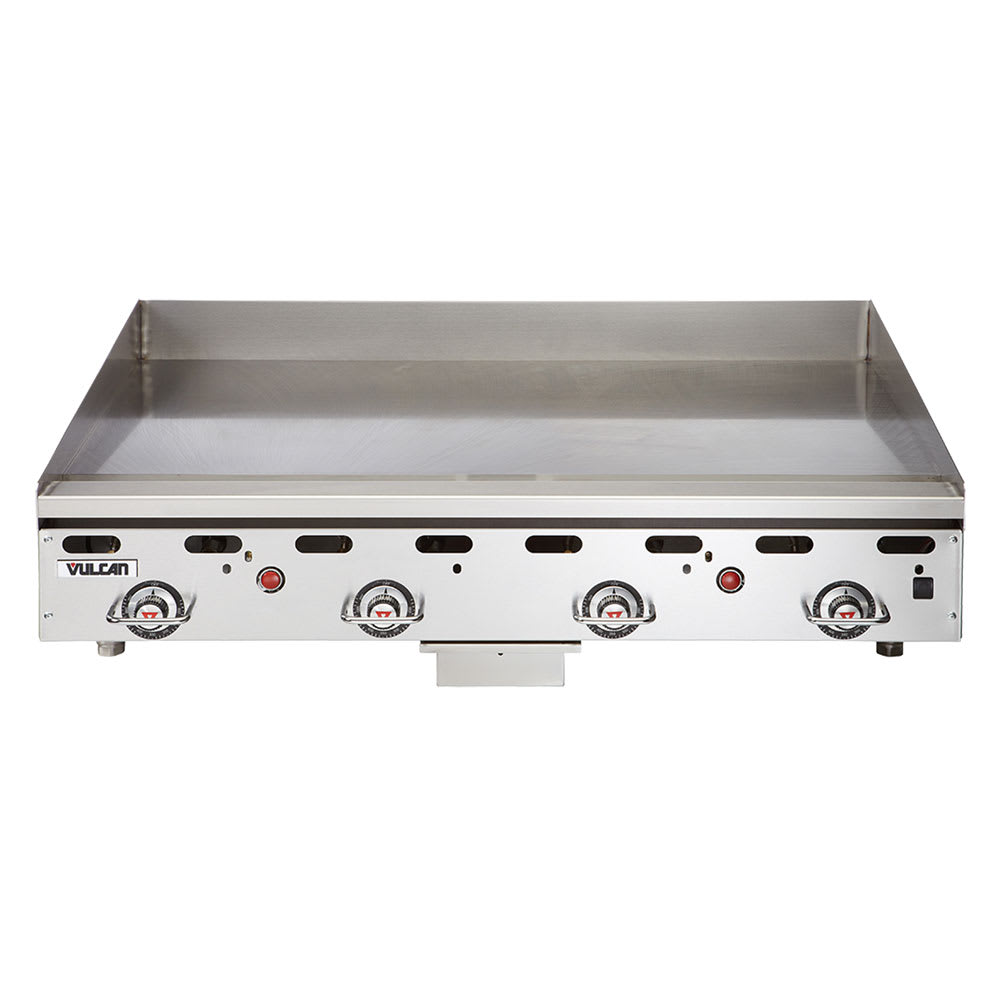 Vulcan MSA48 48" Gas Griddle w/ Thermostatic Controls - 1" Steel Plate, Liquid Propane