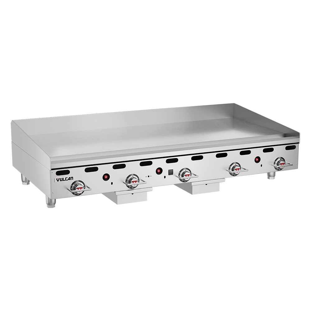 Vulcan MSA60-30 60" Gas Griddle w/ Thermostatic Controls - 1" Steel Plate, Natural Gas